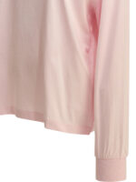 GANNI t-shirt manches longues coton femme rose – Image 4