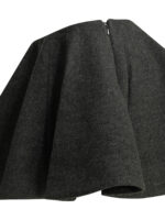 GANNI mini-jupe en laine femme grise – Image 4
