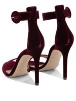 GIANVITO ROSSI sandales femme bordeaux – Image 4