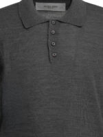 GOLDEN GOOSE polo en laine homme gris – Image 3