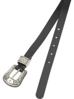 GOLDEN GOOSE ceinture en cuir femme noire – Image 2