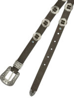 GOLDEN GOOSE ceinture en cuir femme noire – Image 2