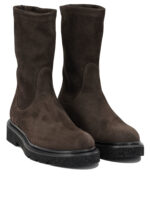 GUGLIELMO ROTTA bottes en cuir femme noir – Image 2