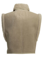 ISABEL MARANT veste en cuir femme beige – Image 2