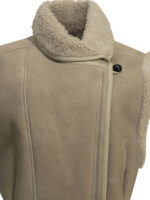 ISABEL MARANT veste en cuir femme beige – Image 3