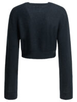 KHAITE pull en laine et cachemire femme bleu – Image 2