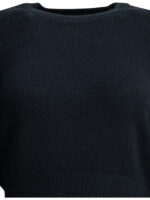 KHAITE pull en laine et cachemire femme bleu – Image 3