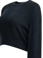 KHAITE pull en laine et cachemire femme bleu – Image 4