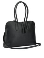 LE TANNEUR sac porté épaule en cuir femme noir – Image 2