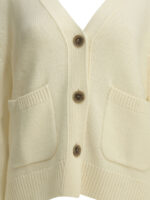LISA YANG cardigan en cachemire femme blanc – Image 3