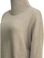 LISA YANG pull en cachemire femme beige – Image 4