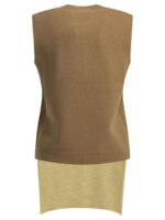 MAISON MARGIELA gilet sans manches en laine femme beige – Image 2