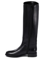 MARETTO bottes en cuir femme noires – Image 3