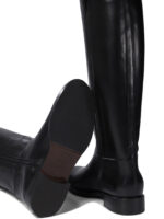 MARETTO bottes en cuir femme noires – Image 5