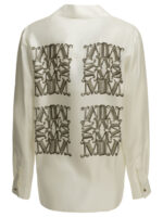 MAX MARA chemise en soie femme blanc – Image 2