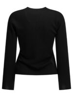 MAX MARA t-shirt en laine femme noir – Image 2