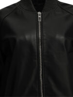 MAX MARA SPORTMAX veste en cuir femme noir – Image 3