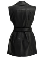MAX MARA SPORTMAX veste en cuir femme noir – Image 2