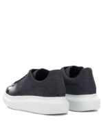ALEXANDER MCQUEEN baskets en cuir homme noires – Image 4