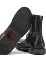MOMA bottines en cuir homme noires – Image 5