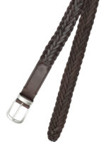 OFFICINE CREATIVE ceinture en cuir tressé homme marron – Image 2