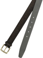 OFFICINE CREATIVE ceinture en suède homme marron – Image 2