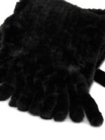PINKO écharpe femme noire – Image 2
