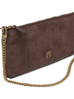 PINKO pochette en cuir femme marron – Image 4
