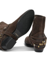 PINKO bottes en daim femme marron – Image 5