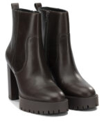 PINKO bottes en cuir femme marron – Image 2