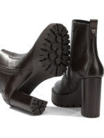 PINKO bottes en cuir femme marron – Image 5