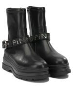 PINKO bottes en cuir femme noires – Image 2