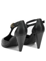 PINKO chaussures à talons en cuir femme noires – Image 4