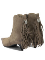 PINKO bottes en daim femme beiges – Image 4