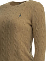 POLO RALPH LAUREN pull en laine et cachemire femme beige – Image 4