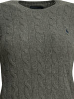 POLO RALPH LAUREN pull en laine et cachemire femme gris – Image 3
