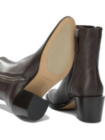 POMME D'OR bottes en cuir femme marron – Image 5