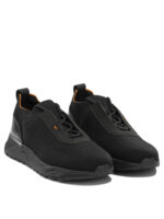 SANTONI baskets homme noires – Image 2