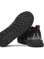 SANTONI baskets homme noires – Image 5