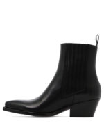 SARTORE bottines en cuir femme noir – Image 3