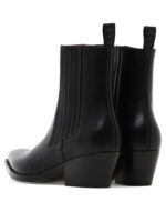 SARTORE bottines en cuir femme noir – Image 4