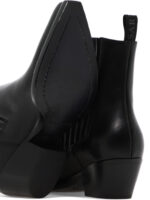 SARTORE bottines en cuir femme noir – Image 5