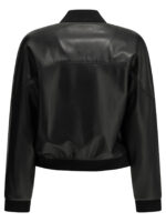 SEMPER blouson en cuir femme noir – Image 2