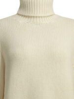 SEMPER pull à col roulé en cachemire femme blanc – Image 3