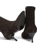 SERGIO LEVANTESI bottines en daim femme marron – Image 5