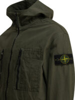 STONE ISLAND veste en coton homme verte – Image 3