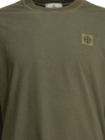 STONE ISLAND t-shirt en coton homme vert – Image 3