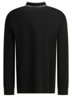 STONE ISLAND polo en coton homme noir – Image 2