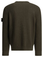 STONE ISLAND pull avec logo en laine homme gris – Image 2