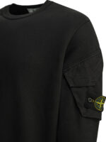 STONE ISLAND sweatshirt en coton homme noir – Image 4
